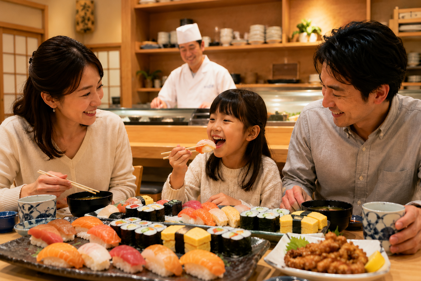 子連れ 寿司屋 メニュー